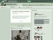 Tablet Screenshot of dgraymanlovers.deviantart.com