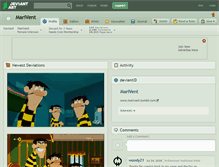 Tablet Screenshot of marivent.deviantart.com