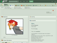 Tablet Screenshot of olyva.deviantart.com