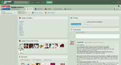 Desktop Screenshot of kpoplovers.deviantart.com