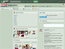 Tablet Screenshot of kpoplovers.deviantart.com