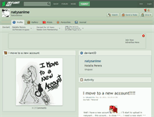 Tablet Screenshot of natysanime.deviantart.com