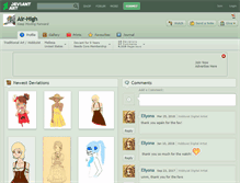 Tablet Screenshot of air-high.deviantart.com