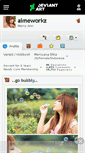 Mobile Screenshot of aimeworkz.deviantart.com