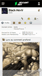 Mobile Screenshot of black-nevir.deviantart.com