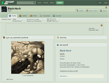 Tablet Screenshot of black-nevir.deviantart.com