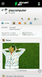 Mobile Screenshot of playcomputer.deviantart.com