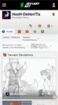 Mobile Screenshot of moon-dementia.deviantart.com