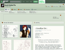 Tablet Screenshot of moon-dementia.deviantart.com
