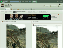 Tablet Screenshot of eyes-0n-me.deviantart.com