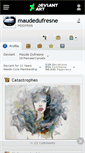 Mobile Screenshot of maudedufresne.deviantart.com