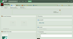 Desktop Screenshot of boho-chic.deviantart.com