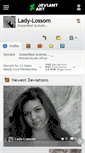 Mobile Screenshot of lady-lossom.deviantart.com