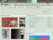 Tablet Screenshot of mr0spot.deviantart.com