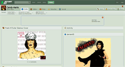 Desktop Screenshot of candy-marie.deviantart.com
