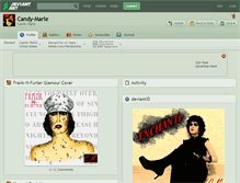 Tablet Screenshot of candy-marie.deviantart.com