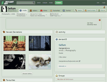 Tablet Screenshot of gellum.deviantart.com