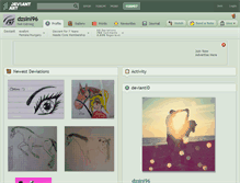 Tablet Screenshot of dzsini96.deviantart.com