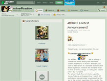 Tablet Screenshot of anime-phreaks.deviantart.com