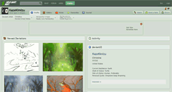 Desktop Screenshot of kazekimizu.deviantart.com