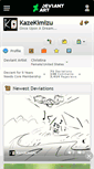 Mobile Screenshot of kazekimizu.deviantart.com