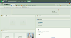 Desktop Screenshot of demaduro.deviantart.com