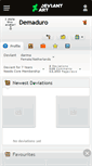 Mobile Screenshot of demaduro.deviantart.com