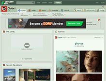 Tablet Screenshot of ohnari.deviantart.com