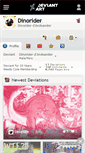 Mobile Screenshot of dinorider.deviantart.com
