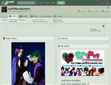 Tablet Screenshot of cospopproductions.deviantart.com