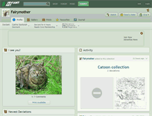 Tablet Screenshot of fairymother.deviantart.com