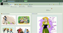 Desktop Screenshot of kiyahocks.deviantart.com
