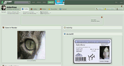 Desktop Screenshot of aidenrose.deviantart.com