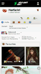 Mobile Screenshot of haefaciel.deviantart.com