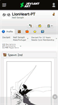 Mobile Screenshot of lionheart-pt.deviantart.com