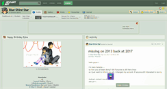 Desktop Screenshot of blue-shine-star.deviantart.com