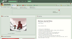 Desktop Screenshot of chocohaulic.deviantart.com