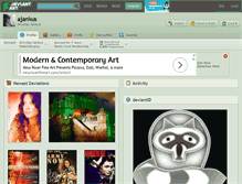 Tablet Screenshot of ajankus.deviantart.com