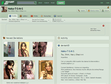 Tablet Screenshot of neko-t-s-n-s.deviantart.com