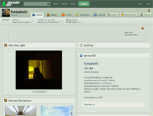 Tablet Screenshot of funkaholic.deviantart.com