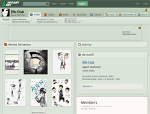 Tablet Screenshot of dib-club.deviantart.com