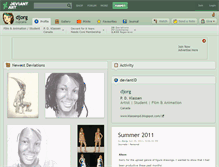 Tablet Screenshot of djorg.deviantart.com