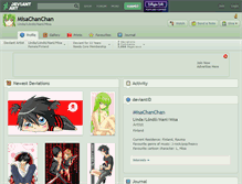 Tablet Screenshot of misachanchan.deviantart.com