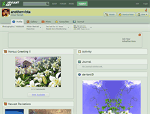 Tablet Screenshot of anothervista.deviantart.com