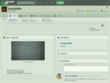 Tablet Screenshot of kaupokaido.deviantart.com