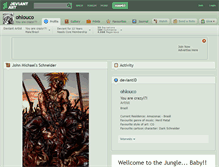 Tablet Screenshot of ohlouco.deviantart.com