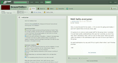 Desktop Screenshot of becausehiddles.deviantart.com