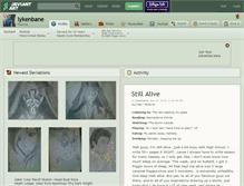 Tablet Screenshot of lykenbane.deviantart.com