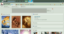 Desktop Screenshot of againstthegirl.deviantart.com