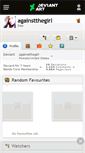 Mobile Screenshot of againstthegirl.deviantart.com